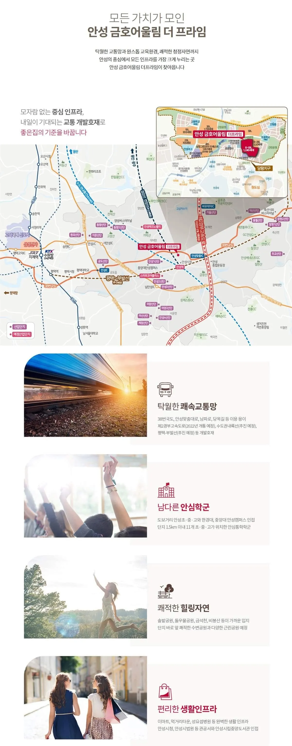 광역 교통망 및 개발 비전